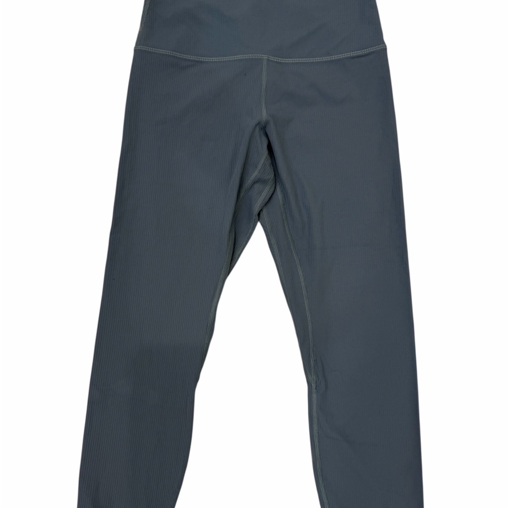 Lululemon Align Ribbed High-Rise Leggings Size 8 Blue - Picture 7 of 9